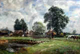 Untitled by Mark Fisher, oil on canvas, sold Jun 2018