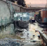 Untitled by William Page Atkinson Wells, oil on canvas, sold Jun 2018