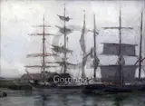 5in by Henry Scott Tuke, oil on canvas, sold Jun 2018