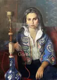 Untitled by Max Moreau, oil on canvas, sold Jun 2018
