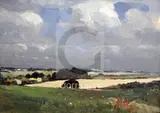 Possibly Harberton by Campbell Archibald Mellon, oil on board, sold Jun 2018