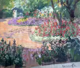 India by Ethel Carrick, oil on canvas, sold Jun 2018