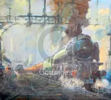 Given by the artist to the by Terence Cuneo, oil, sold Jun 2018