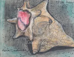 Untitled by William de Belleroche, mixed media, sold Jun 2018