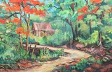 #8 Fa lajah Trace by Dermot Louison, oil on board, sold Jun 2018