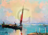Untitled by Cecil Rochfort D'Oyly-John, oil on canvas, sold Jun 2018