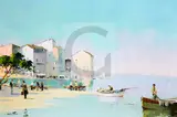 5 x 25.5in by Cecil Rochfort D'Oyly-John, oil on canvas, sold Jun 2018