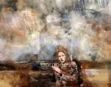 Raw Umber' signed, dated 2005 and inscribed verso 30 x 38in unframed by Timur Ernst Akhmedov, 2005, oil on canvas, sold Jun 2018