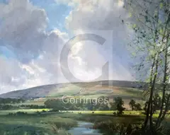 Untitled by Frank Wootton, oil on canvas, sold Jun 2018