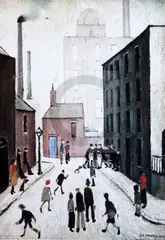 LithographIndustrial Scene by L. S. Lowry, lithograph, sold Jun 2018