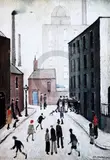 LithographIndustrial Scene by L. S. Lowry, lithograph, sold Jun 2018