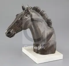 On marble by Sally Arnup, bronze, sold Jun 2018