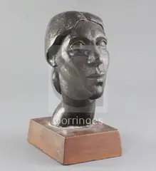 BronzeHead of a woman by Frank Dobson, bronze, sold Jun 2018