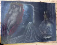 Untitled by Charles Holroyd, oil on canvas, sold Jun 2018