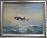 Untitled by Douglas Ettridge, 1994, oil on canvas, sold Jun 2018