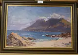 View from Glencairn to Simons Town by George Crossland Robinson, oil, sold Jun 2018