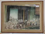 Orchestra by Juliet Pannett, watercolour, sold Jun 2018