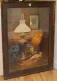 Still life with an by Eleanor Winter, watercolour, sold May 2018