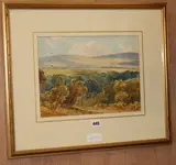 View of Exmoor by Francis Carruthers Gould, watercolour, sold May 2018