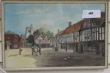 Chilham by S. J. Toby Nash, watercolour and gouache, offered May 2018
