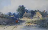 Landscape by George James Knox, 1865, watercolour, sold May 2018