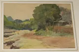 Dittisham on the Dart by Joseph Knight, watercolour, sold Apr 2018