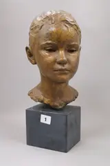 Vanina by Bernard Sindall, bronze, sold Apr 2018