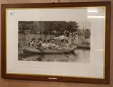 Launched in Life by Edmund Blair Leighton, print (other), sold Apr 2018