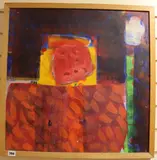 Red figure, Tom's Head by Tom Marine, oil on canvas, offered Mar 2018