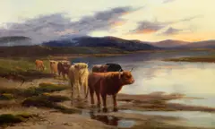 Untitled by Douglas Cameron, oil on canvas, sold Mar 2018