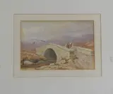 Bridge at Capel Curig, 18 x 26cm by David Cox Jnr., watercolour, sold Mar 2018