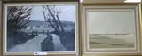 Sussex scenes, one signed, 29 x 44cm & 24 x 29cm by Norman James Battershill, oil, sold Mar 2018