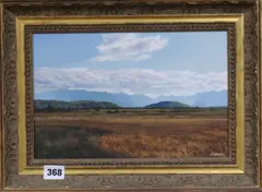 Afternoon Haze, Wanaka, NZ by Andrew Coates, oil, sold Mar 2018