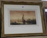 Evening on the Adur by Richard Henry Nibbs, watercolour, sold Mar 2018