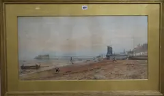 Hastings? beach by John Buxton Knight, watercolour, sold Mar 2018