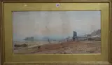 Hastings? beach by John Buxton Knight, watercolour, sold Mar 2018