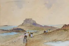 Elizabeth Castle, Jersey by Warwick Goble, offered Feb 2012