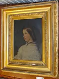 Portrait of a young girl by 19th Century English School, oil on panel, sold Feb 2012