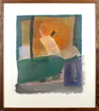 Landscape Series No 37 by Roger Cecil, mixed media, sold Feb 2012