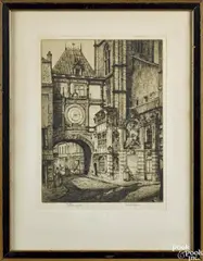 Untitled by Reginald Green, engraving, offered Nov 2015