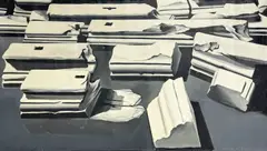 Ruined Roman Marbles by Lowell Nesbitt, 1970, oil on canvas (unstretched), sold Apr 2023