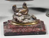 Poule et poussins by Auguste Cain, Bronze à patine médaille, sold Jun 2010