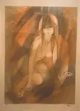 Nu aux as by Jean Pierre Valadier, Lithographie, sold Apr 2022