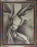 Rubans dans l'espace by Charles-Louis Lassale, Lithographie originale, sold Apr 2022