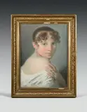 Portrait d'Adélaïde Landry, femme de chambre de Madame Vigée - Lebrun by Élisabeth Louise Vigée Le Brun, Pastel, sold Mar 2019