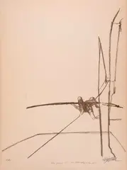 Funambule by Sam Szafran, Lithographie en noir, sold Mar 2019
