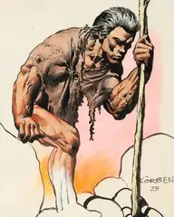 Sans Titre by Richard Corben, 1975, Encre, crayons de couleurs et gouache sur papier, sold Mar 2019