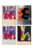 Boulevard des italiens, le Paillard. Deux sérigraphies sur papier. 60 x 46 cm by Gérard Fromanger, Lithographie, sold Mar 2019
