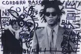 EN COLLABORATION AVEC JEAN MICHEL BASQUIAT (1960-1988) Jean Michel BASQUIAT by Horacio Cordero de Sosa, Photographie et marqueur, sold May 2011
