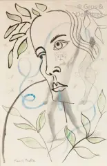 Transparence, circa 1930 by Francis Picabia, Aquarelle, encre et crayon sur papier, sold Dec 2018